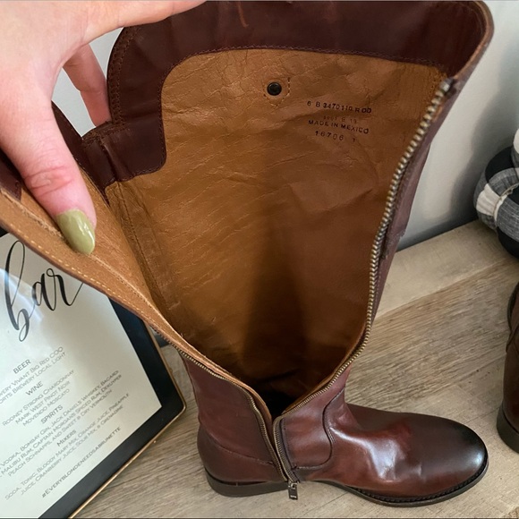 NWOT Frye Redwood Melissa Tab Tall Riding Boots - Picture 6 of 10